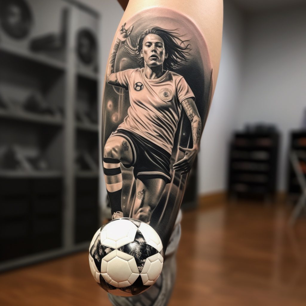 tatuaje de futbol